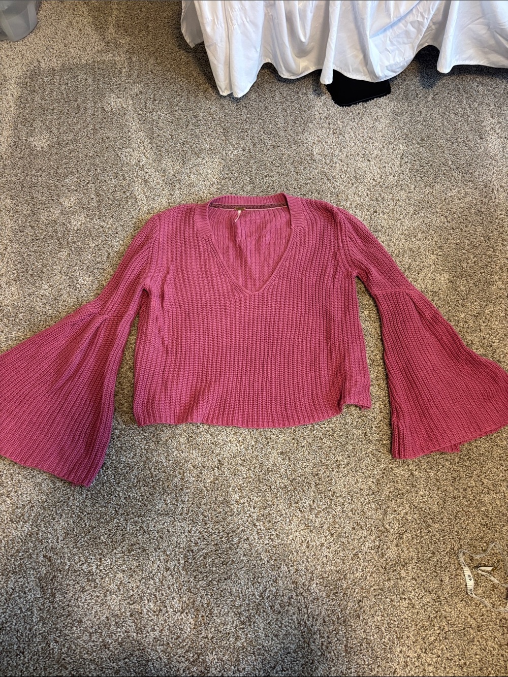 Free People Bell Sleeve Sweater